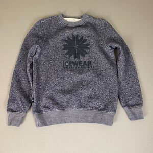 Icewear‎ Iceland Heather Gray Snowflake Logo Sweatshirt Men's XS Cotton Crewneck